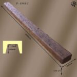 20'lik Özel Balta Yontma Dokulu Poliüretan Kiriş