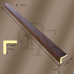 13,5'luk Poliüretan Ahşap Mertek Köşe