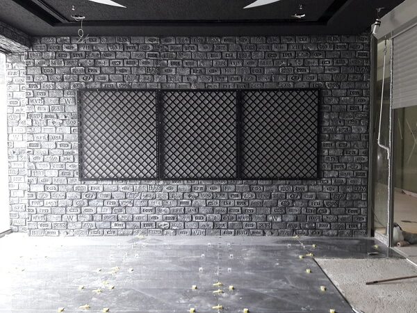 Ladrillo Scritto Negra White Tuğla Panel